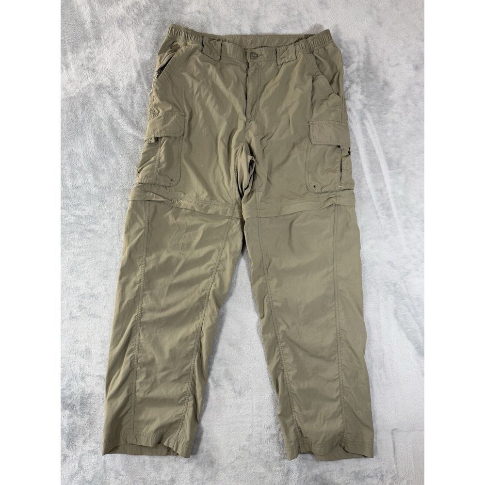 Columbia Titanium Pants Mens‎ Large Tan Convertible Cargo Packable